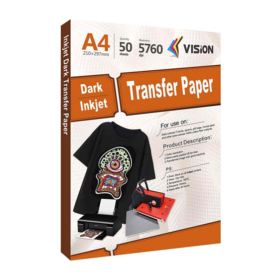 PAPEL TRANSFER JP. HOJA OSCUROS A4 - JP DIGITAL EPSON ECUADOR