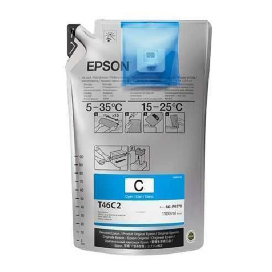 TINTA SUBLIMACION EPS. ULTRA CHROME DS CYAN F6370/F9470/F9470H 1.1 LTR - JP DIGITAL EPSON ECUADOR