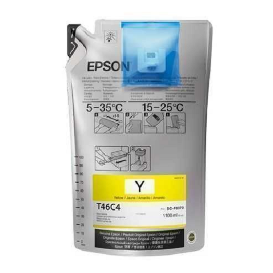 TINTA SUBLIMACION EPS. ULTRA CHROME DS YELLOW F6370/F9470/F9470H 1.1 LTR - JP DIGITAL EPSON ECUADOR