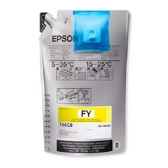 TINTA SUBLIMACION EPS. ULTRA CHROME DS FLUOR YELLOW F9470H 1 LTR - JP DIGITAL EPSON ECUADOR
