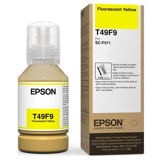 TINTA SUBLIMACION EPS. ULTRA CHROME DS FLUOR YELLOW F571 140ML - JP DIGITAL EPSON ECUADOR
