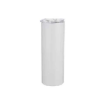 VASO DE ACERO INOXIDABLE BLANCO 20 OZ (600 ML) CON PAJILLA Y TAPA HERMÉTICA - JP DIGITAL EPSON ECUADOR