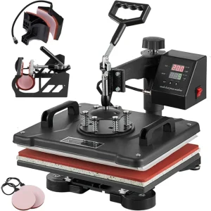 PRENSA TÉRMICA MULTIFUNCIÓN PARA SUBLIMACIÓN 8 EN 1 40 × 50 CM - JP DIGITAL EPSON ECUADOR