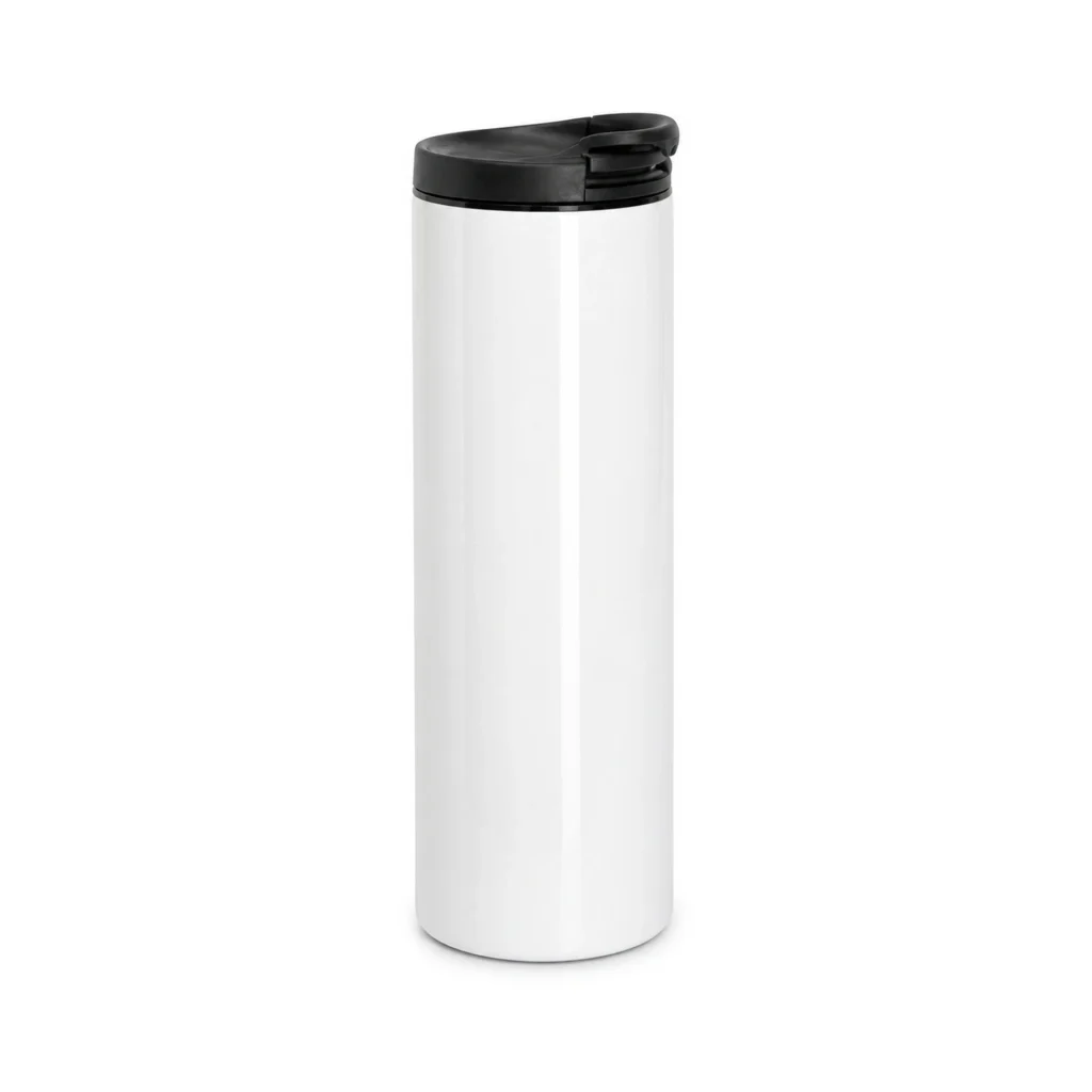 BOTELLA BLANCA DE ACERO INOXIDABLE PARA SUBLIMACIÓN 500 ML - JP DIGITAL EPSON ECUADOR