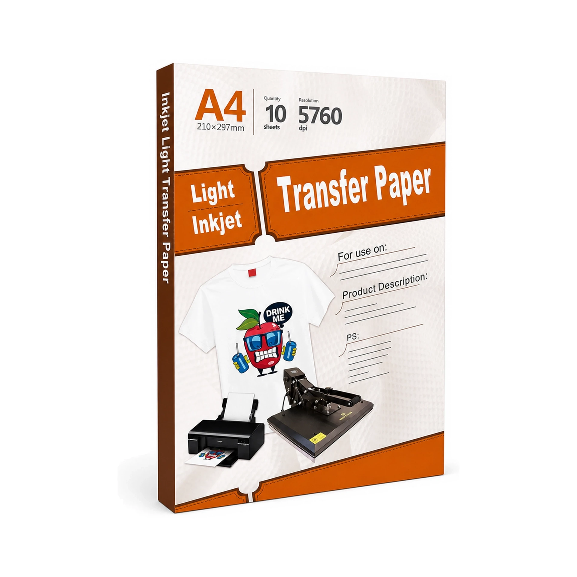 PAPEL TRANSFER JP. CLAROS A4 HOJA - JP DIGITAL EPSON ECUADOR