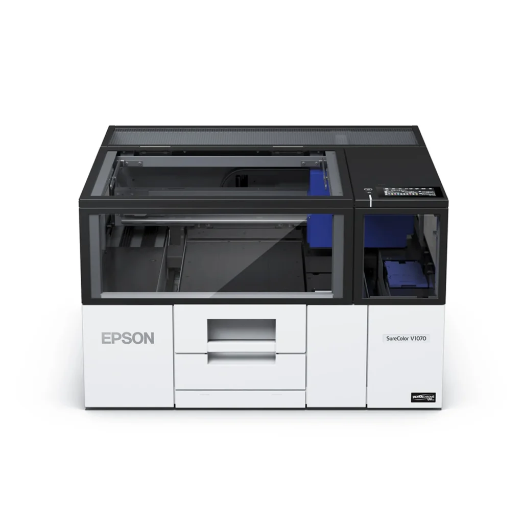 IMPRESORA UV DE CAMA PLANA SURECOLOR V1070 - JP DIGITAL EPSON ECUADOR