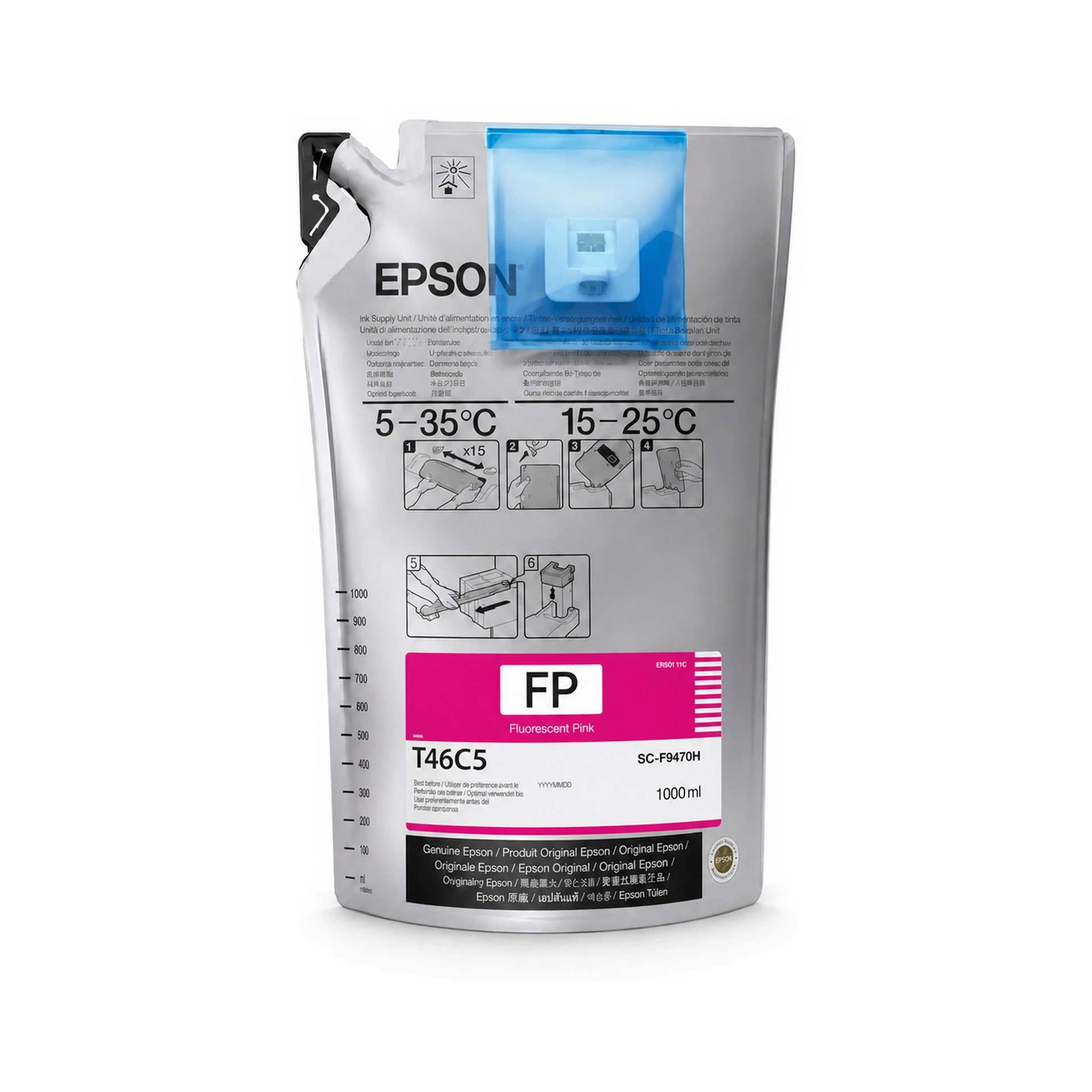 TINTA FLUOR PINK EPSON 1000 ML -F9470H - JP DIGITAL EPSON ECUADOR