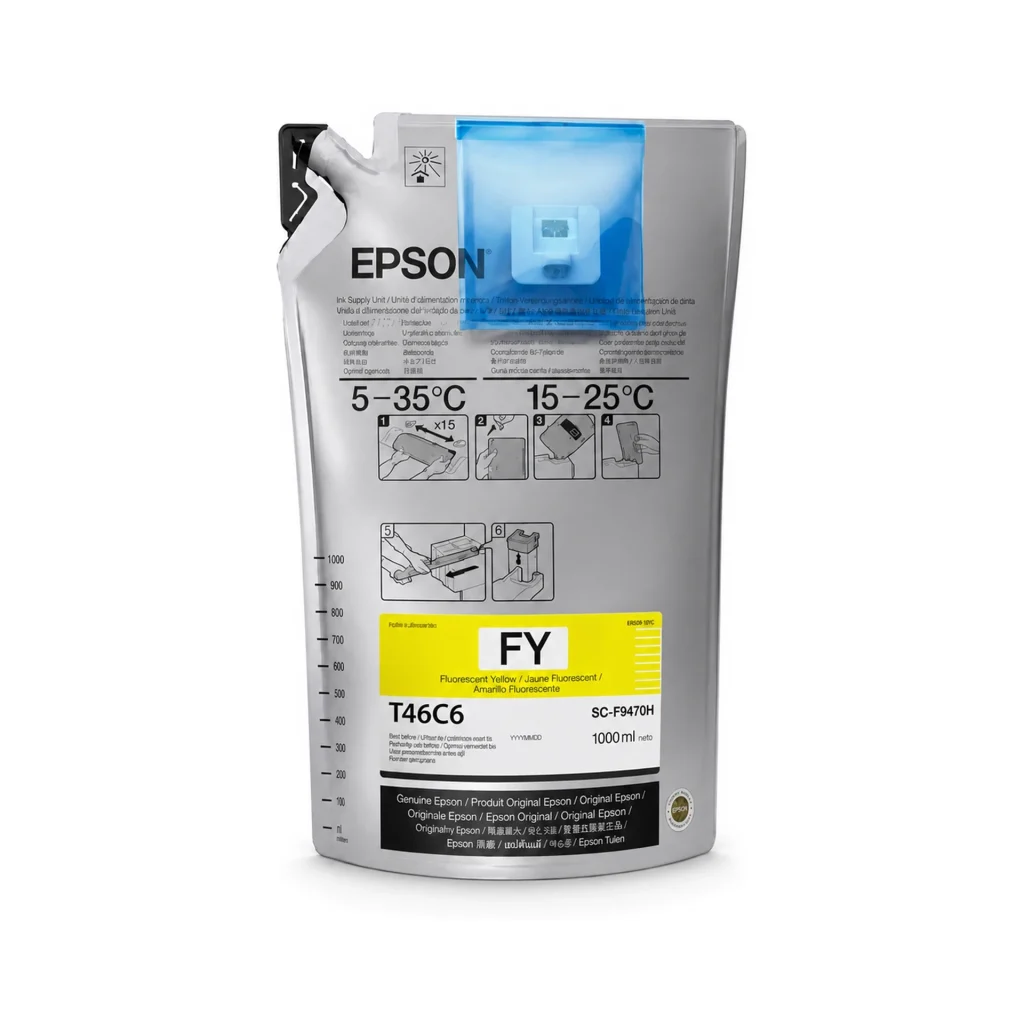 TINTA FLUOR YELLOW EPSON 1000 ML -F9470H - JP DIGITAL EPSON ECUADOR
