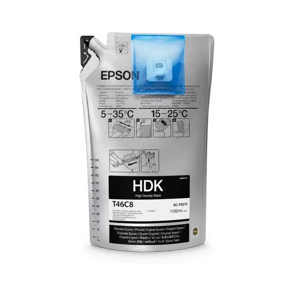 TINTA HD BLACK EPSON 1100 ML - F6370/F9470/F9470H - JP DIGITAL EPSON ECUADOR