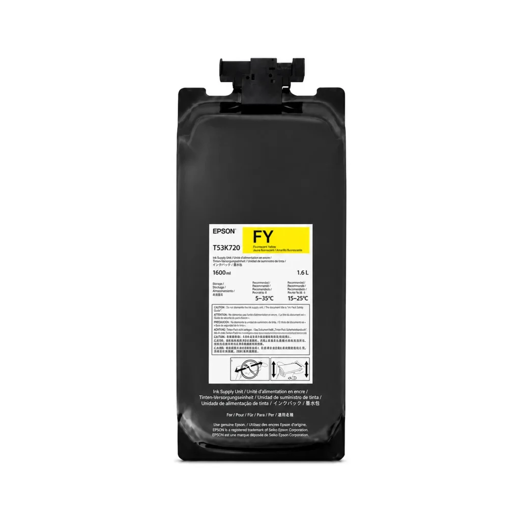 TINTA FLUOR YELLOW EPSON 1.6LT F6470-F6470H - JP DIGITAL EPSON ECUADOR