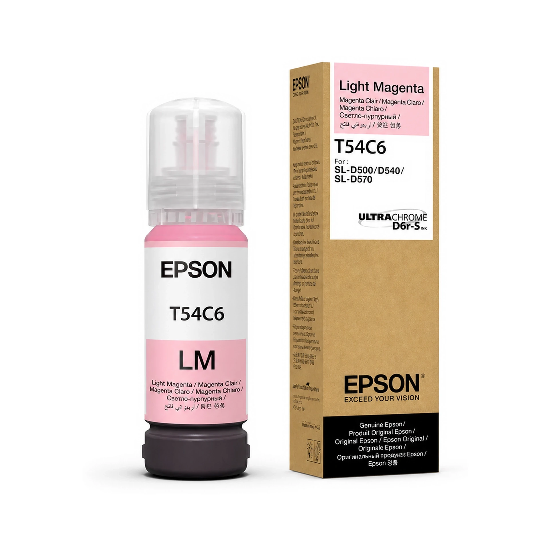 BOTELLA DE TINTA LIGHT MAGENTA EPSON ULTRACHROME D6R-S T54C 70 ML - JP DIGITAL EPSON ECUADOR