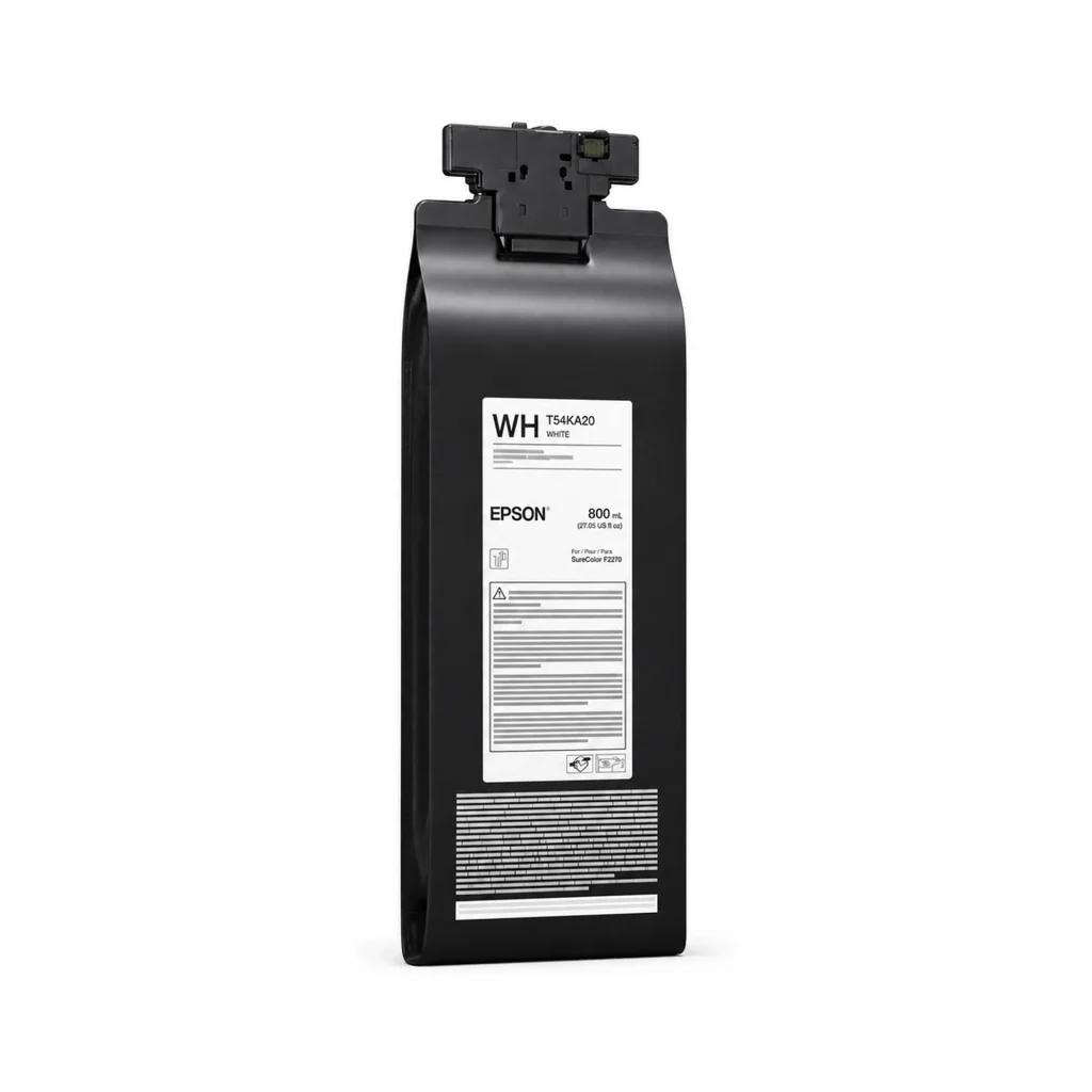 TINTA EPSON DTG WHITE 800ML-F2270 - JP DIGITAL EPSON ECUADOR