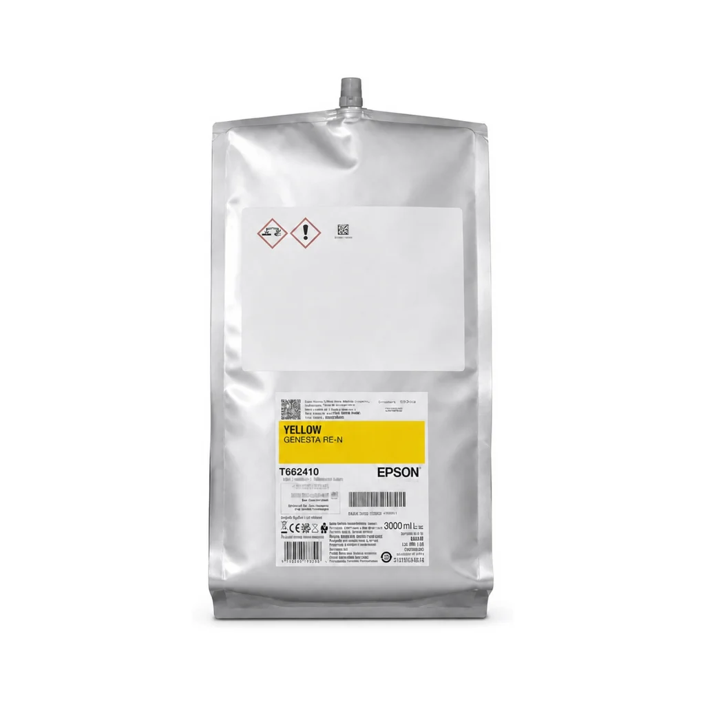 TINTA REACTIVO EPSON BOLSA YELLOW 3 LTR - JP DIGITAL EPSON ECUADOR