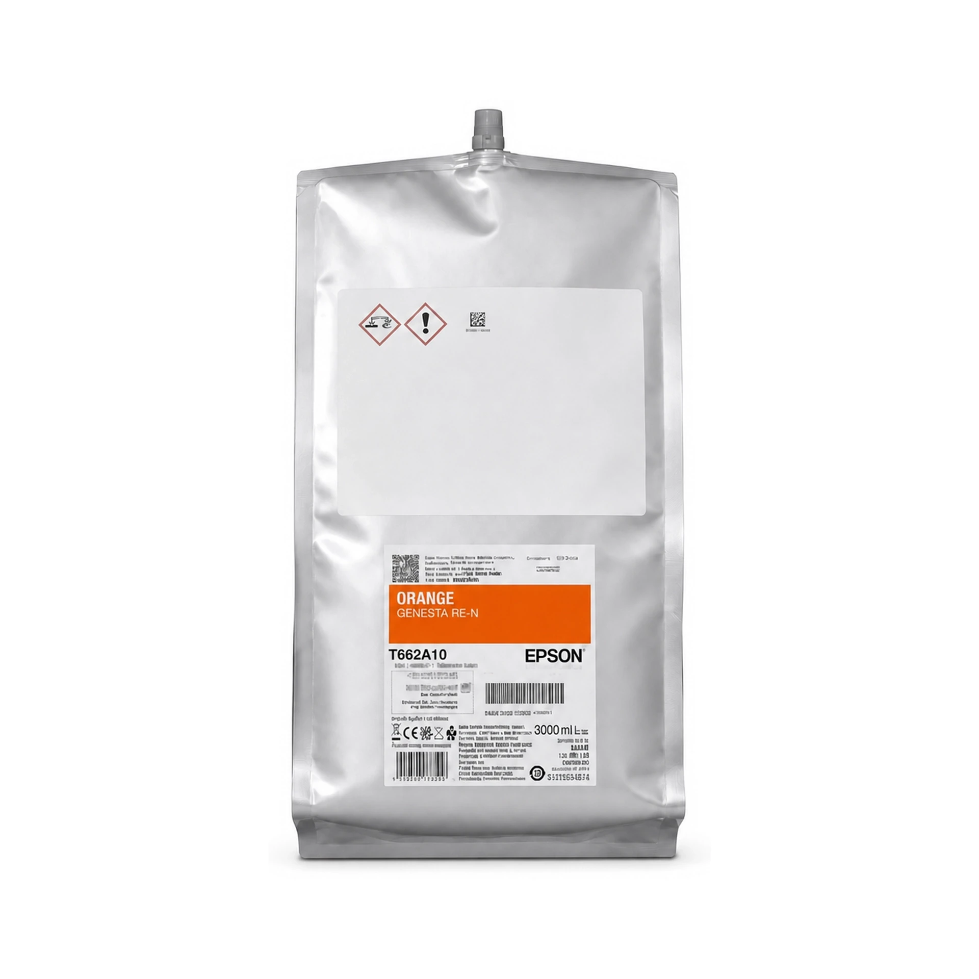 TINTA REACTIVO EPSON BOLSA ORANGE 3 LTR - JP DIGITAL EPSON ECUADOR