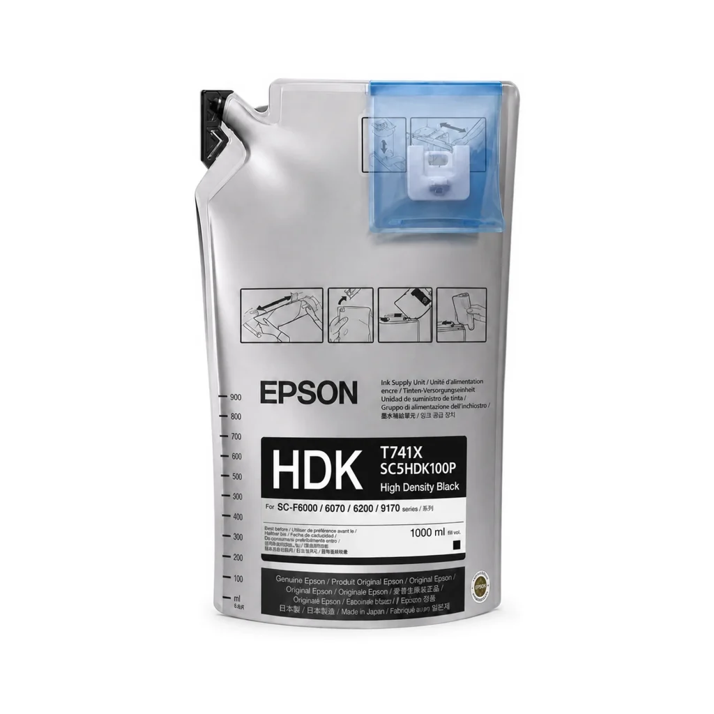 TINTA HD BLACK EPSON 1000 ML - F6070-F6200-F9200-F9370 - JP DIGITAL EPSON ECUADOR